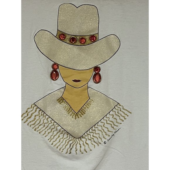 Vintage 90’s FOTL Hand Decorated Homemade Classy Cowgirl Charm Barbie Large - Picture 3 of 9